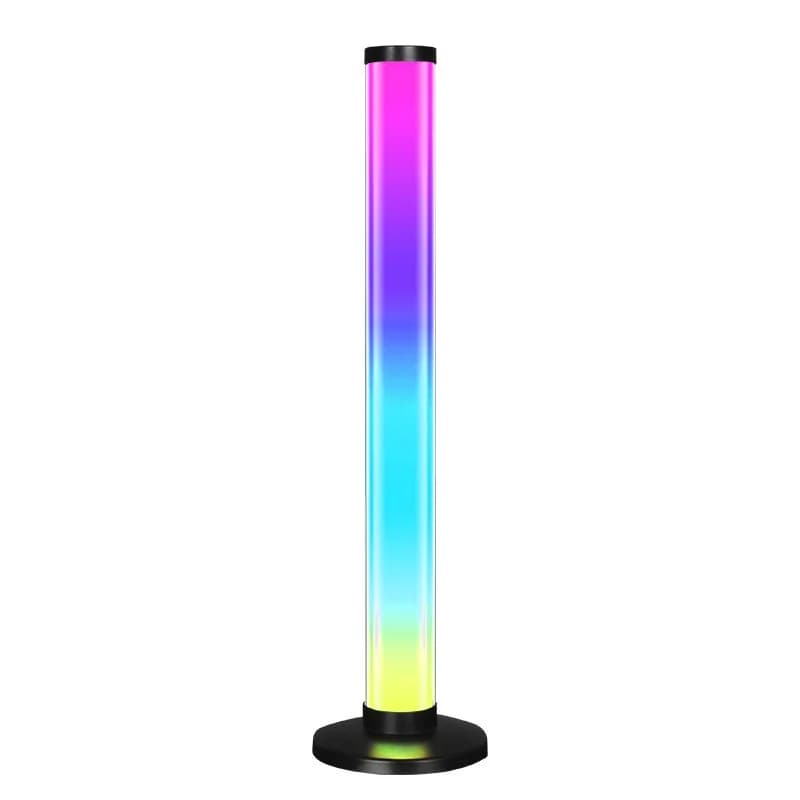 360 asteen RGB-äänireaktiivinen tunnelmavalo USB-pöytälamppu
