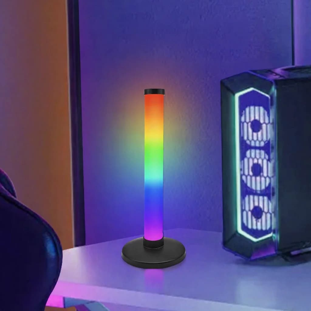 RGB-äänireaktiivinen tunnelmavalo työpöytäpelaamiseen