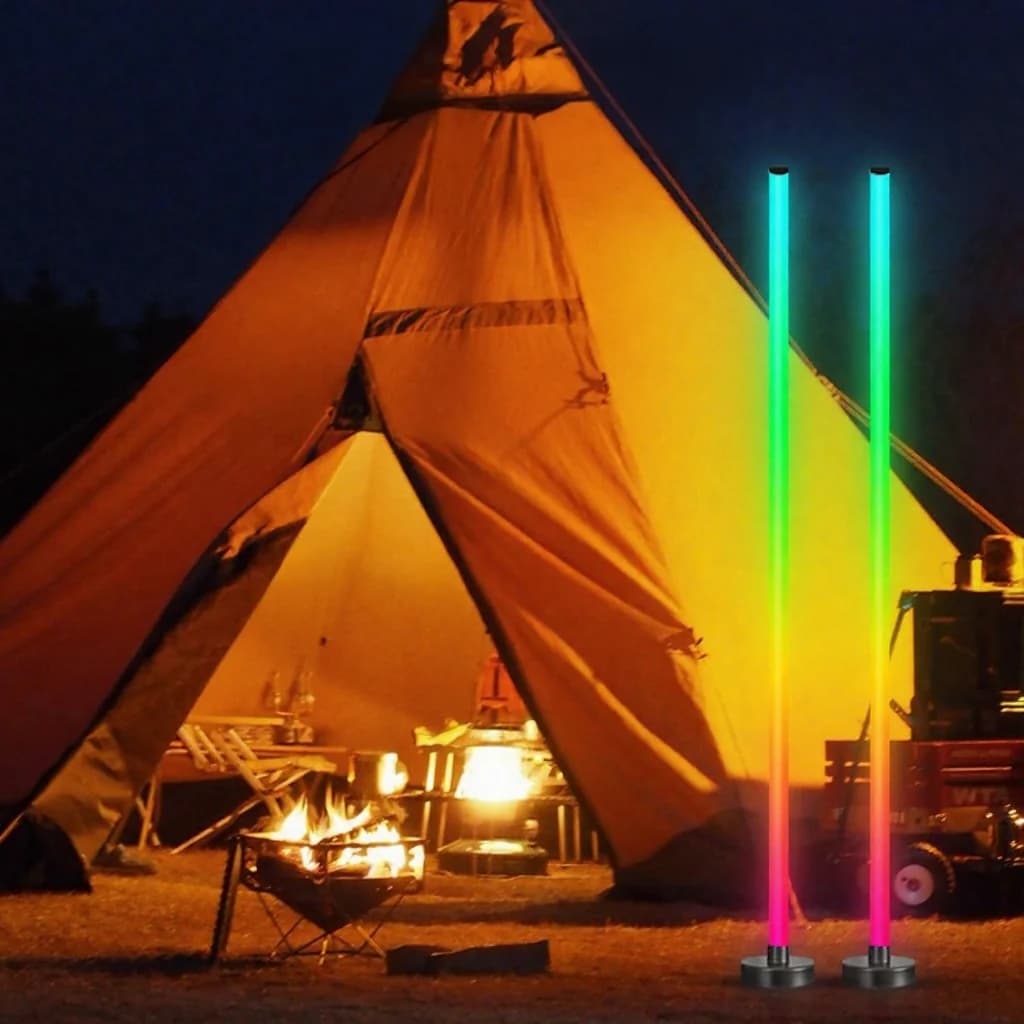 RGB-lattiavalaisin musiikkisynkronoinnilla, 360° hehku, sovellusohjaus pelaamiseen