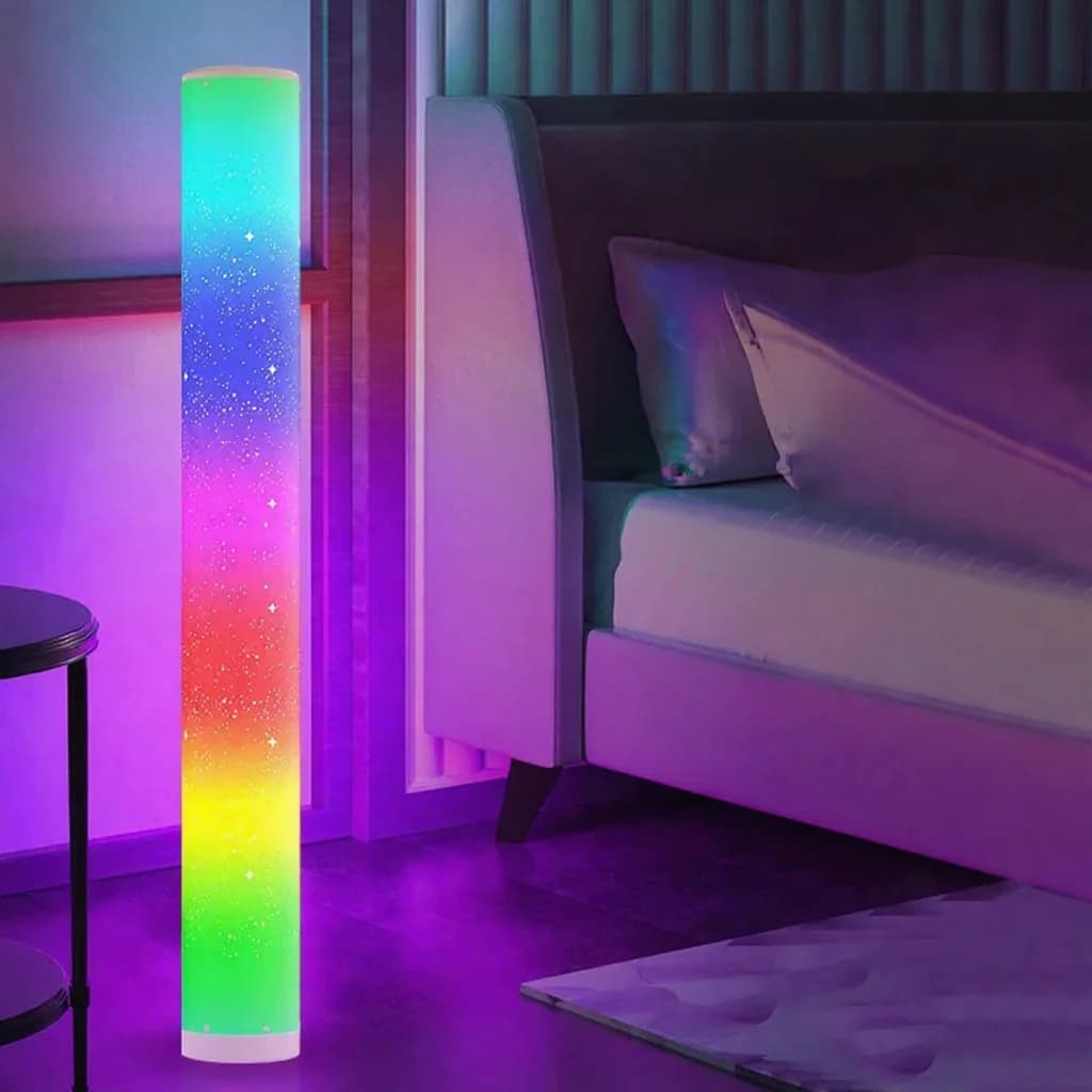 RGB LED-lattiavalaisin tähtikuviolla, kauko- ja sovellusohjauksella