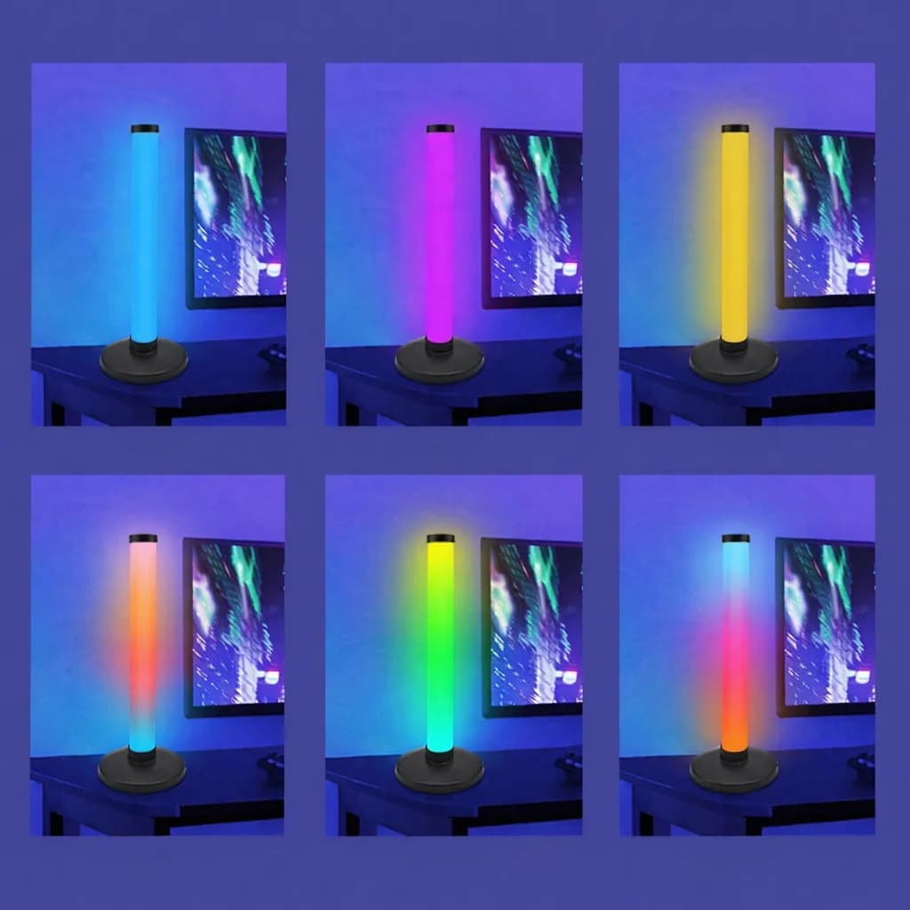 RGB-äänireaktiivinen tunnelmavalo työpöytäpelaamiseen