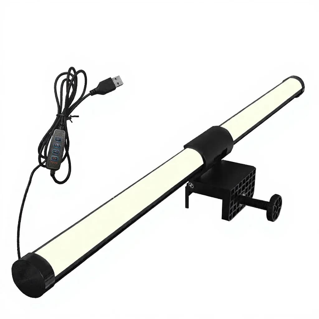 LED-näyttövalolista USB-virralla työpöydälle