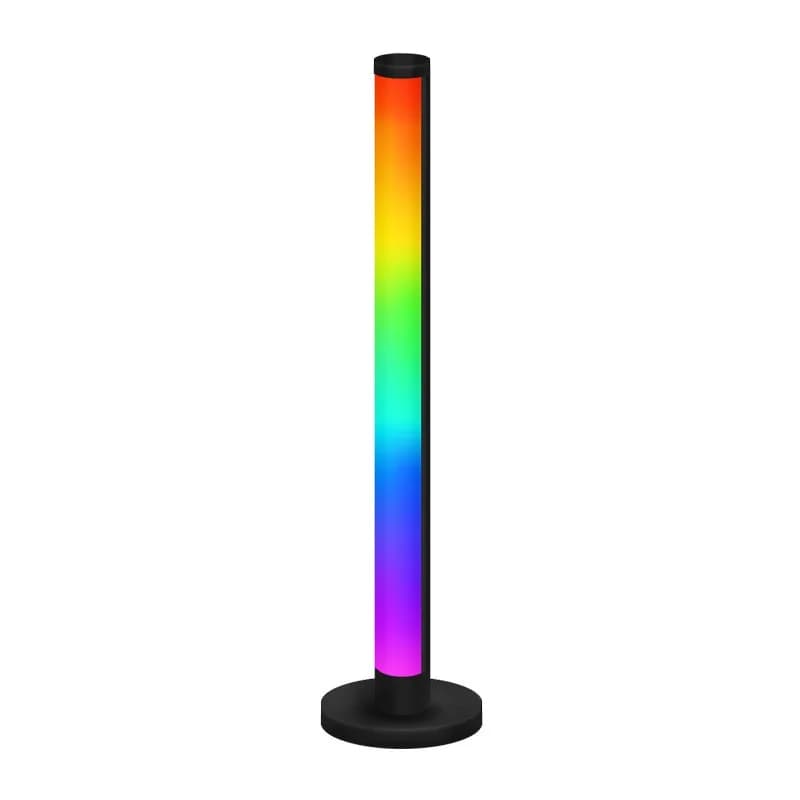 RGB LED-pöytälamppu ääniohjauksella ja sovelluksella
