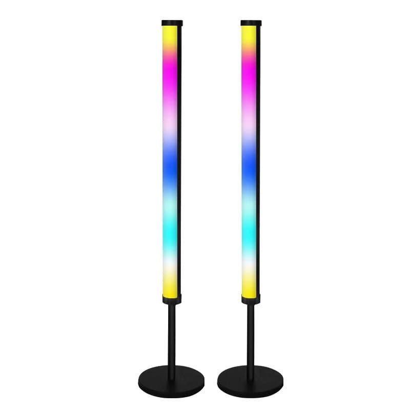 RGB LED-pöytävalaisin musiikkisynkronoinnilla ja sovellusohjauksella