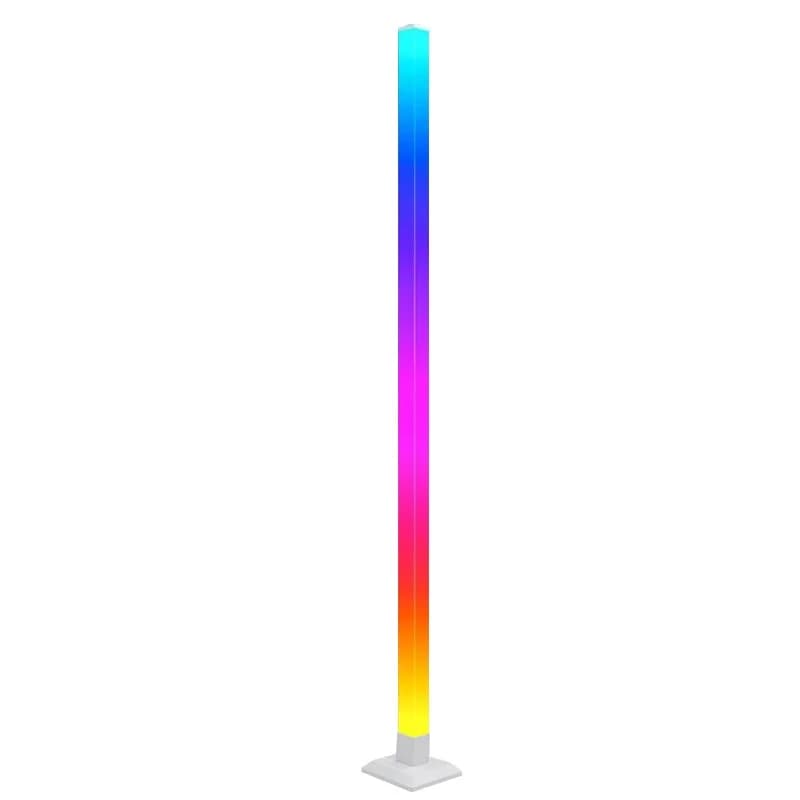 Älykäs RGB-lattiavalaisin musiikkisynkronoinnilla ja sovellusohjatulla LED-valolla
