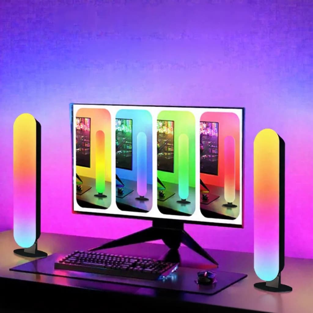 RGB LED-tunnelavalo Bluetooth-musiikkisynkronoinnilla ja sovellusohjauksella