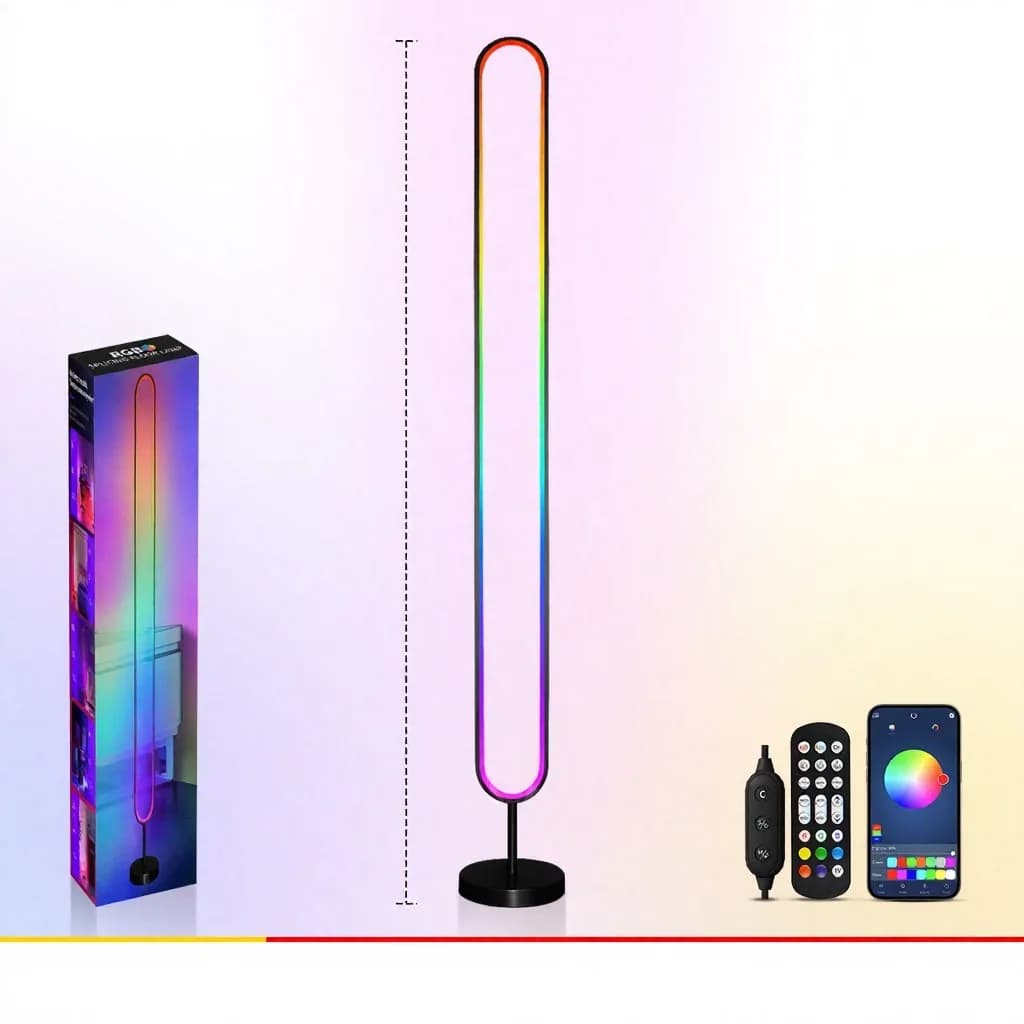 RGB-LED-ääniohjattu tunnelmavalo sovellusohjauksella
