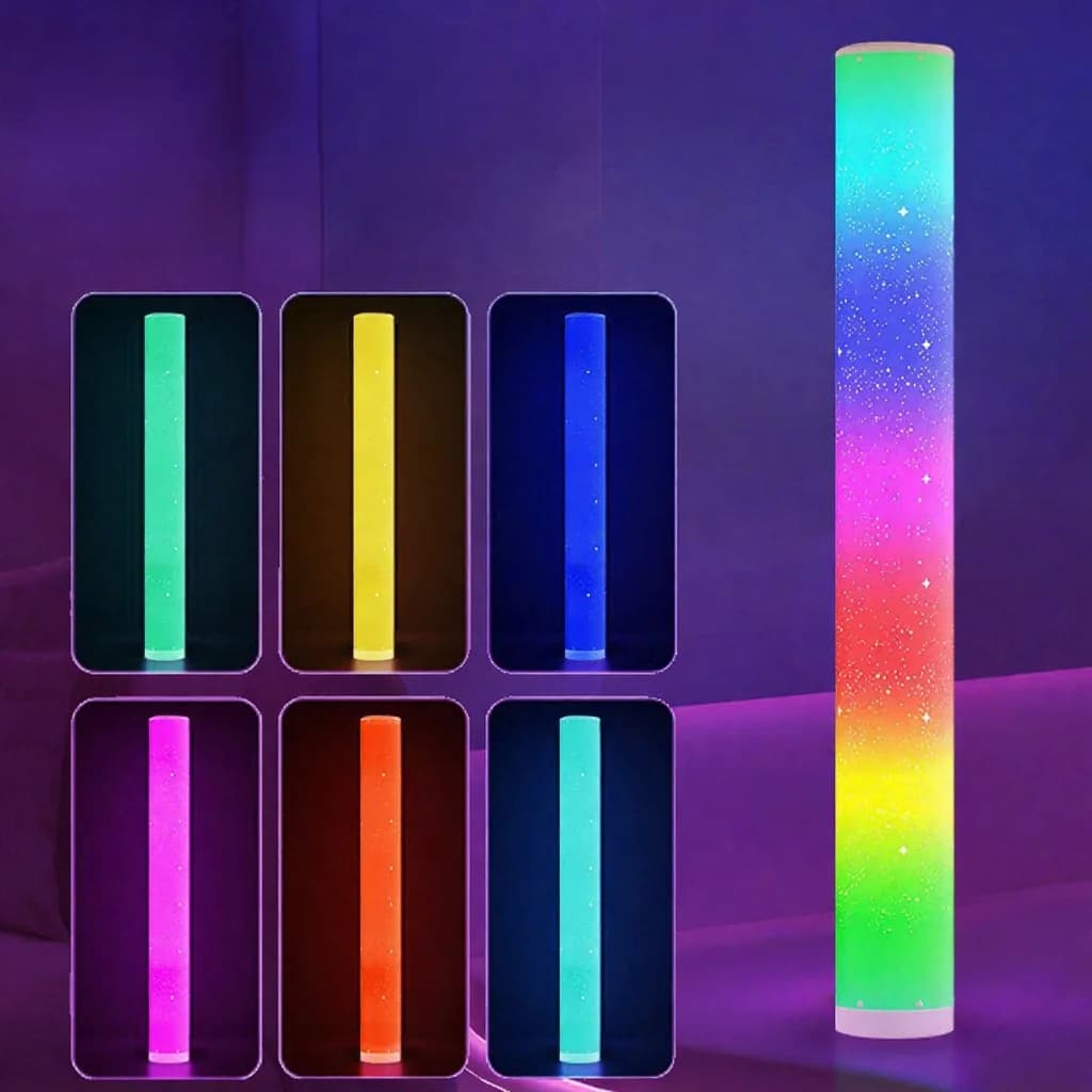 RGB LED-lattiavalaisin tähtikuviolla, kauko- ja sovellusohjauksella