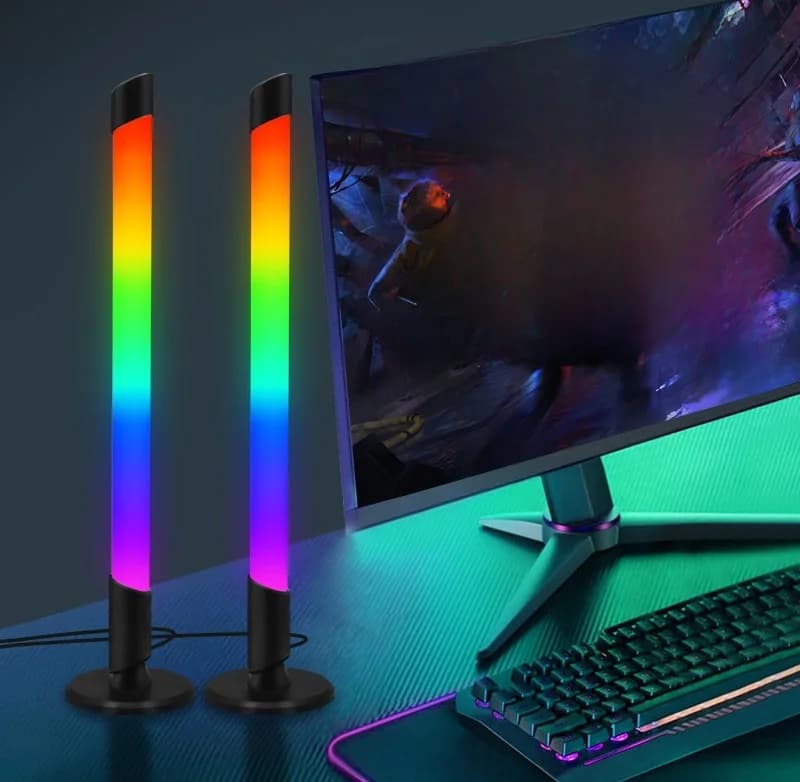 USB-musiikkisynkronoitu RGB-tunnelmavalo työpöytäpelaamiseen
