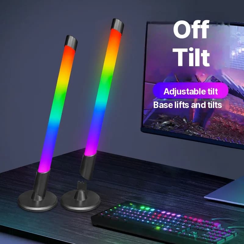USB-musiikkisynkronoitu RGB-tunnelmavalo työpöytäpelaamiseen