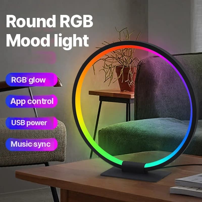 RGB LED-tunnelmayövalo musiikkisynkronoinnilla