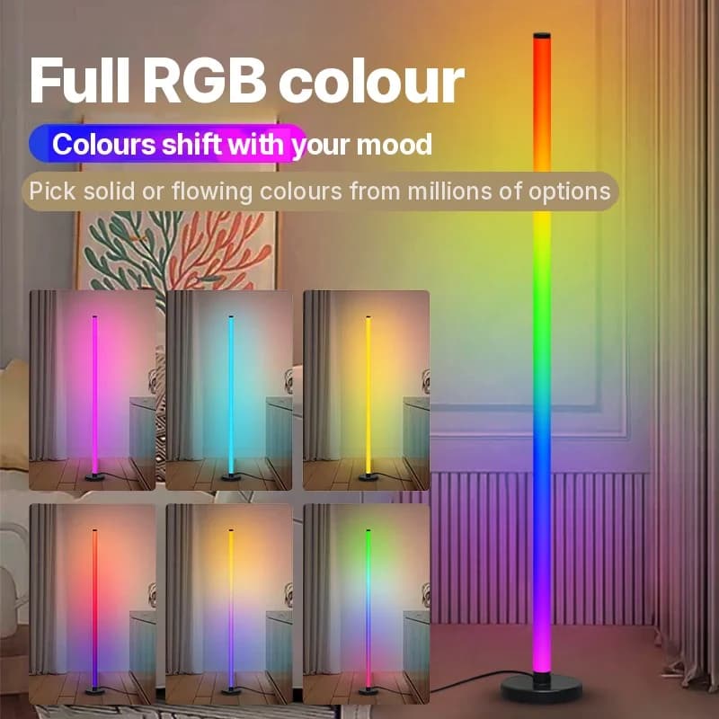RGB-modulaarilattiavalaisin musiikkisynkronoinnilla ja sovellusohjauksella