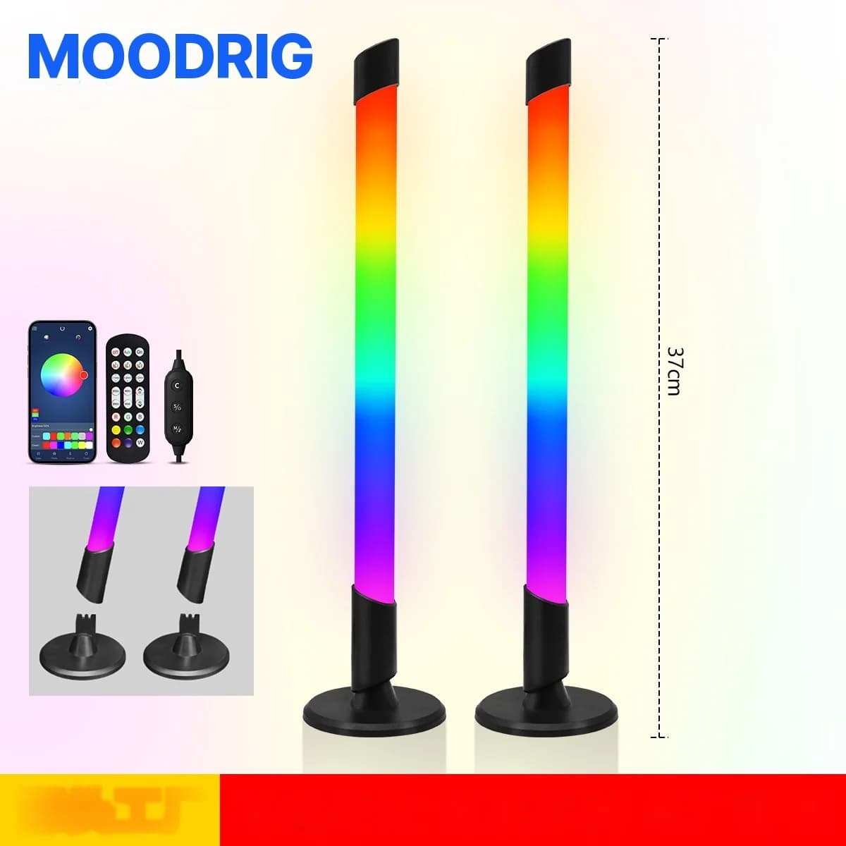 USB-musiikkisynkronoitu RGB-tunnelmavalo työpöytäpelaamiseen